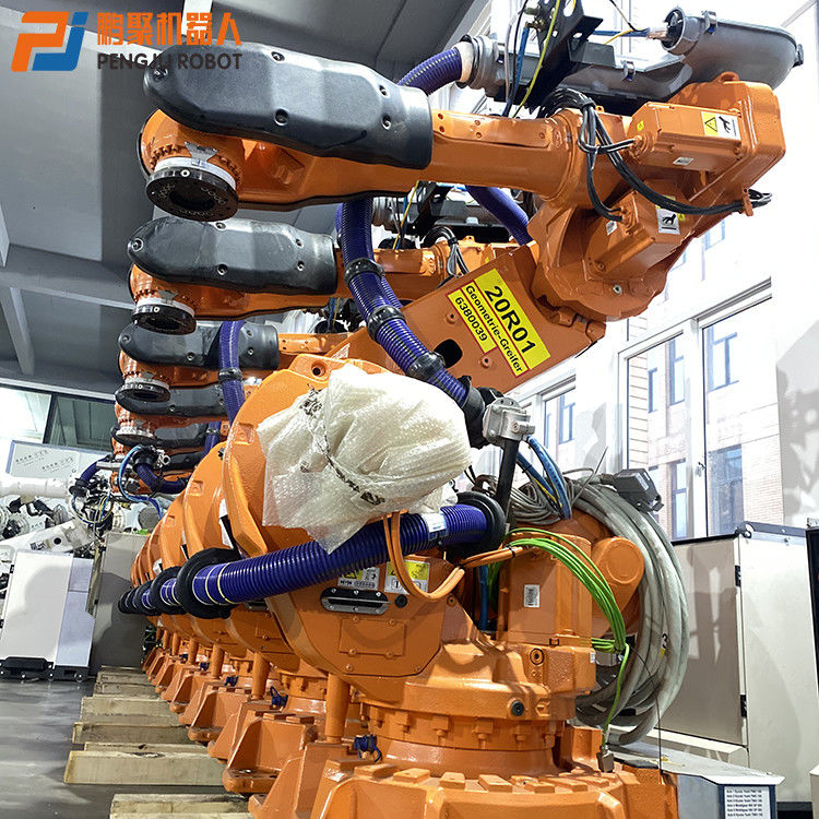 Industrieller benutzter Roboter ABB-Roboter-ABB6640-235/2.55 für das Punktschweissen, welches die Palettierung behandelt