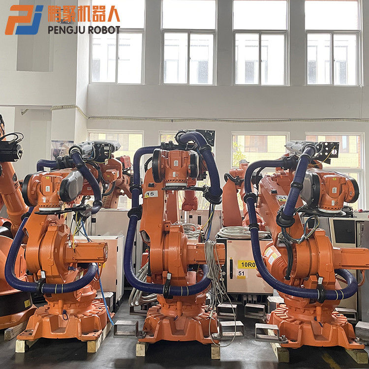 Industrielle benutzte ABB-Roboter ABB6640-235/2.55 für das Punktschweissen, welches die Palettierung behandelt