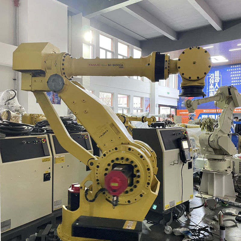 Industrie-Roboter 6 Achsen Fanuc M-900iA/350 Schweißroboter 350kg Nutzlast 2655mm Reichweite für die Handhabung Polieren Montage und Kleben Klebebindung