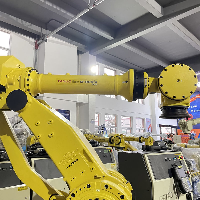 Industrie-Roboter 6 Achsen Fanuc M-900iA/350 Schweißroboter 350kg Nutzlast 2655mm Reichweite für die Handhabung Polieren Montage und Kleben Klebebindung