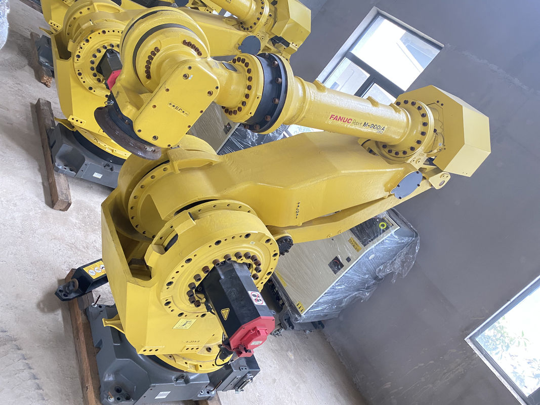 Online-Service Gebrauchtes Roboterarm mit 1373 mm Arbeitsbereich Dauerhafte Aluminiumkomponenten für Automatisierungsprozesse