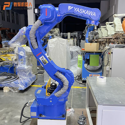 Umgedrehte benutzte YASKAWA-Roboter, die sechs Achsen-Industrieroboter Yaskawa MH12 entladend laden