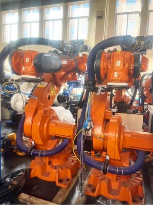 Benutzte ABB-Roboter 6640-235/2.55 für das Punktschweissen, welches die Palettierung behandelt