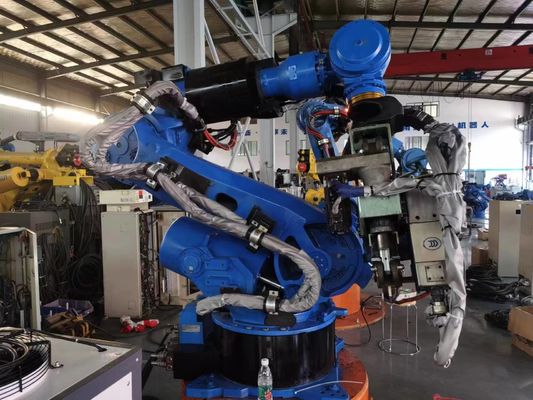 200kg Nutzlast-Spot-Schweißroboter mit 2650mm Reichweite und fortschrittlicher ES200D-Technologie Handeln Sie jetzt! Yaskawa ES200D - All-in-One-Lösung für nahtlose industrielle Anwendungen vom Schweißen bis zum Fräsen