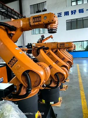 KRC4 Controller inklusive Gebraucht KUKA Roboter KR60-3 60kg Nutzlast 2033mm Reichweite für die Belastung Handhabung Schneiden und Montieren