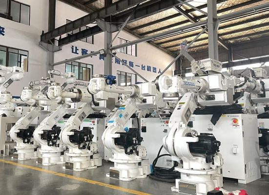Anpassungsfähige Palletierungsanwendungen mit einer umgerüsteten Roboter-Palletierungsanlage