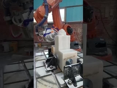 Verwendetes 3d, das Kuka-Roboter behandelt Palettierungskuka KR210 druckt